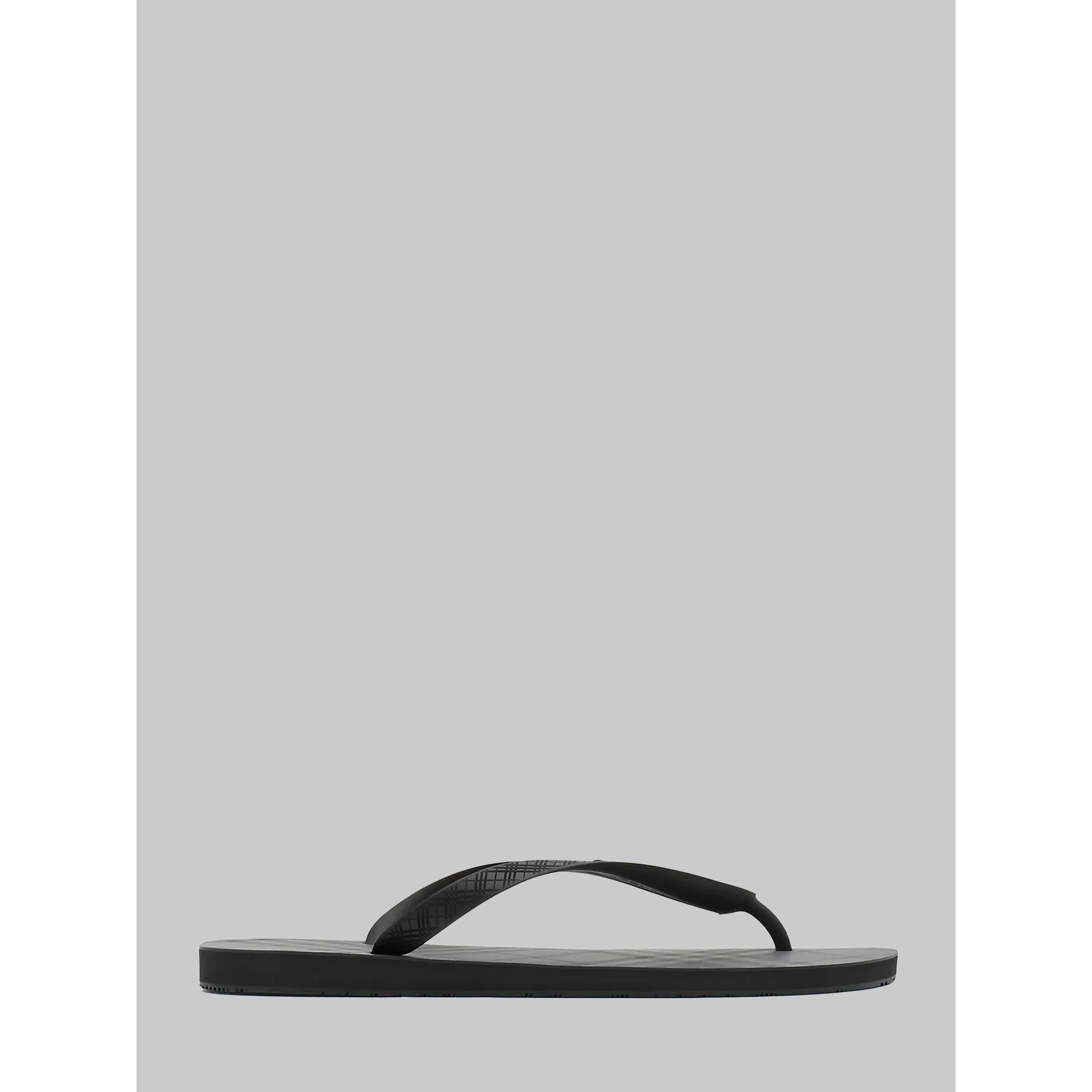 Haze Check sandals in Iron grey