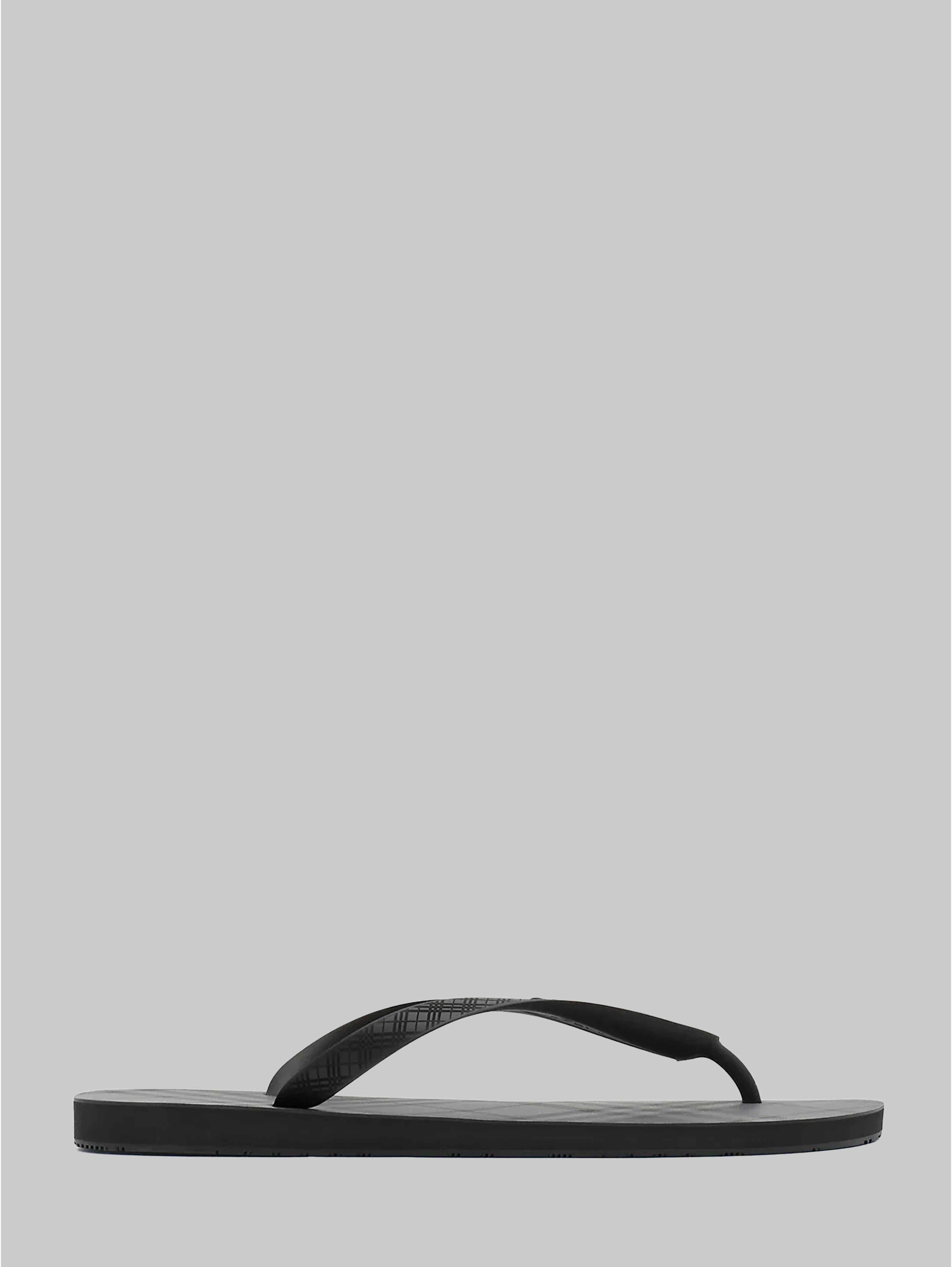 Haze Check sandals in Iron grey