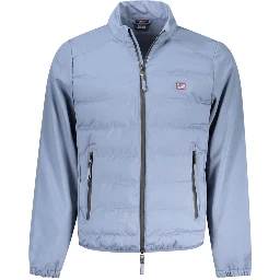 Azzurro Polyester Men's Jacket