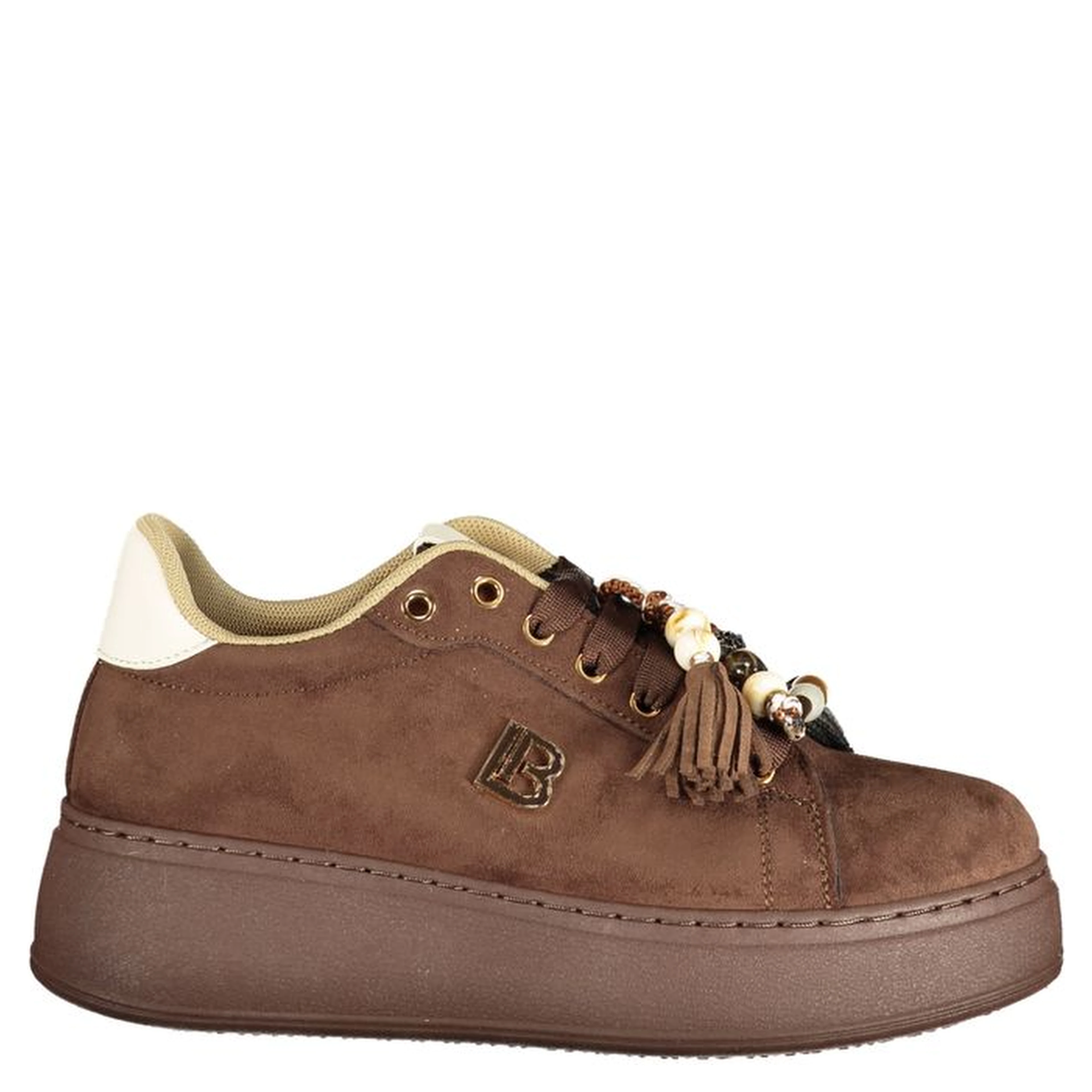 Brown Polyurethane Women's Sneaker