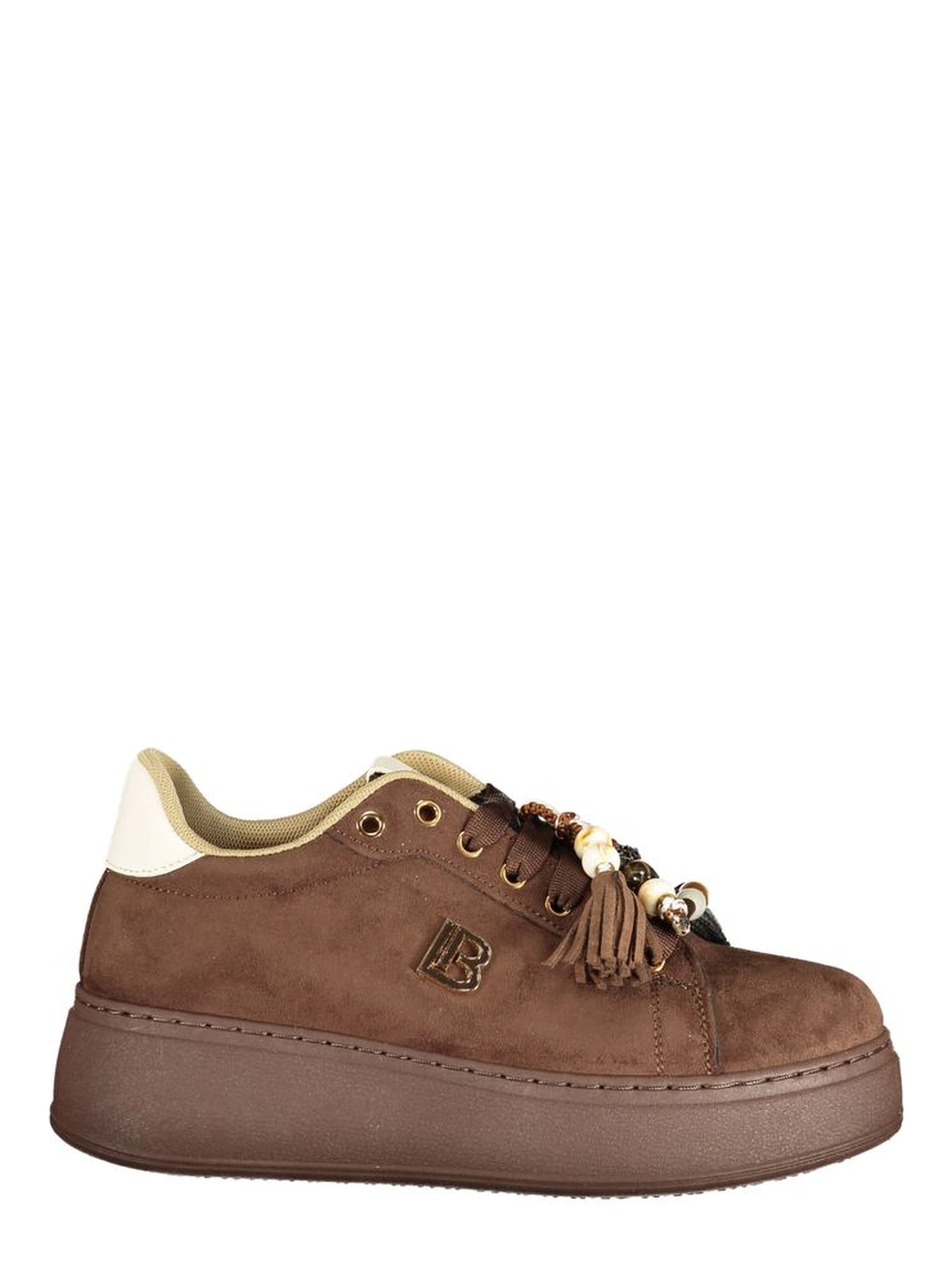 Brown Polyurethane Women's Sneaker