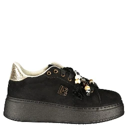 Nero Polyurethane Women's Sneaker