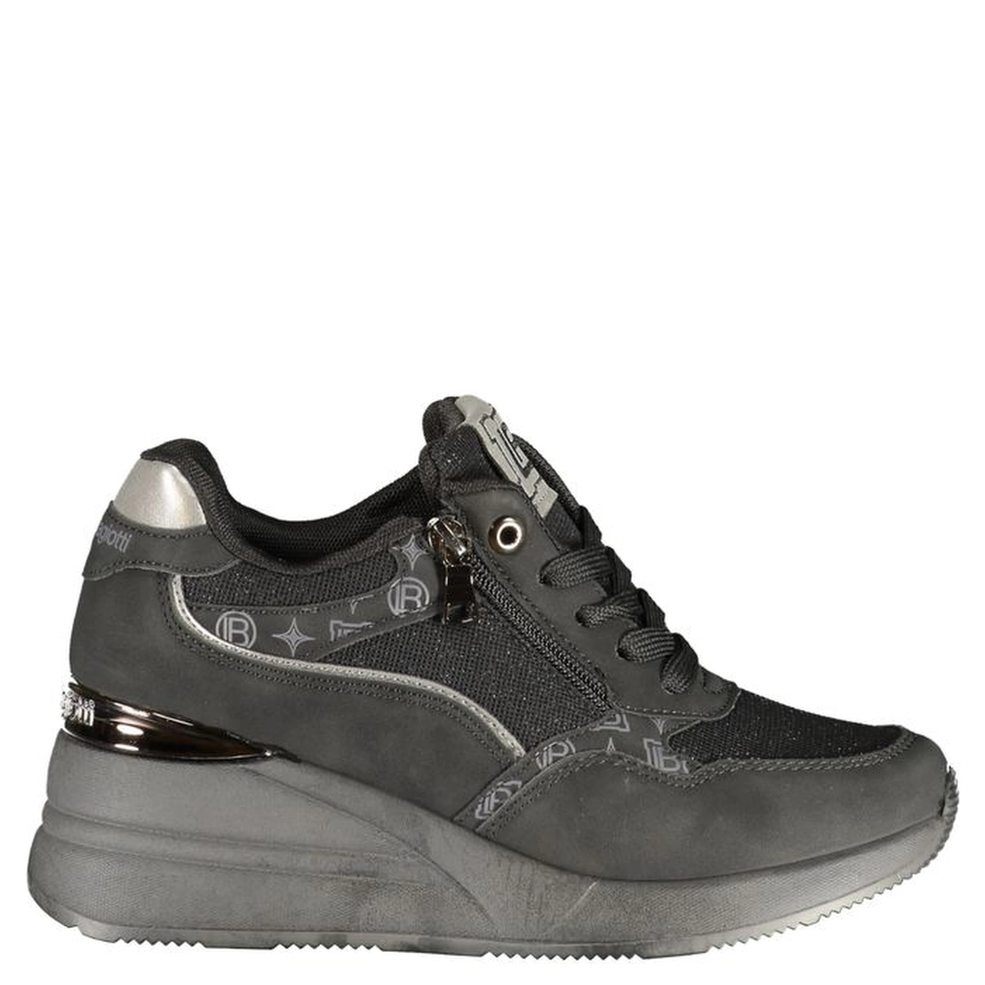 Nero Polyurethane Women's Sneaker