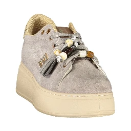 Grigio Polyurethane Women's Sneaker