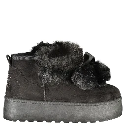 Black Polyurethane Women's Boot
