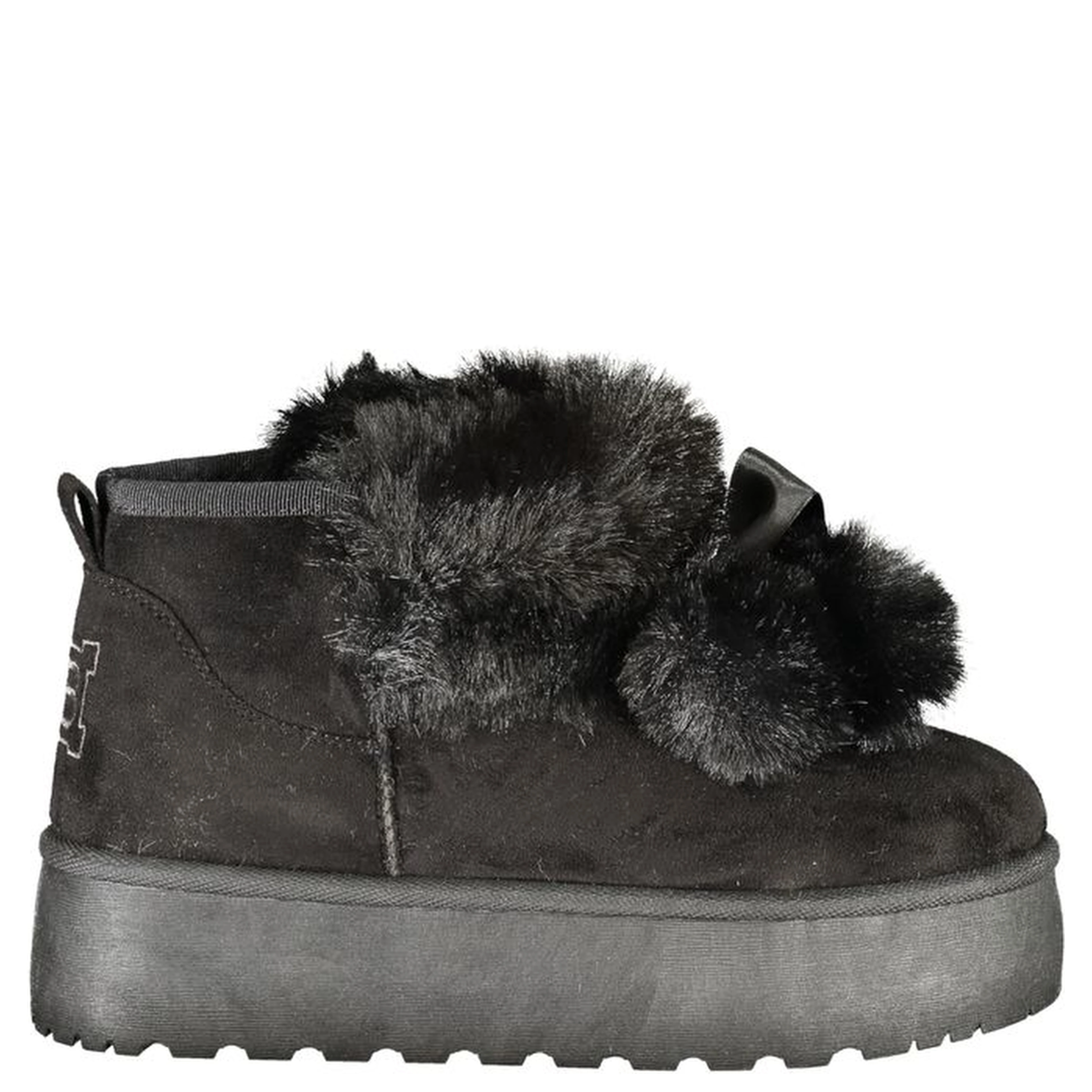 Black Polyurethane Women's Boot