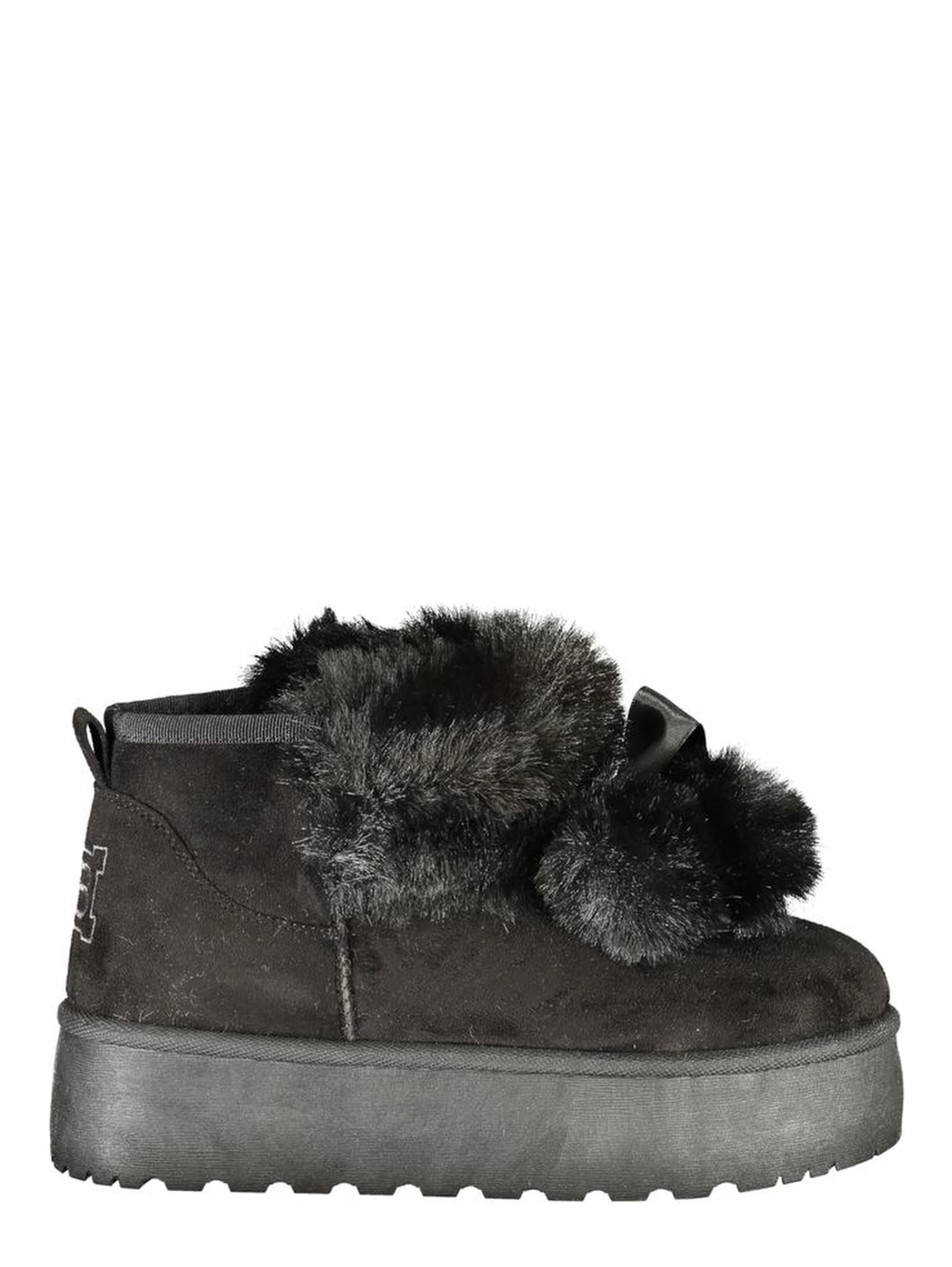 Black Polyurethane Women's Boot