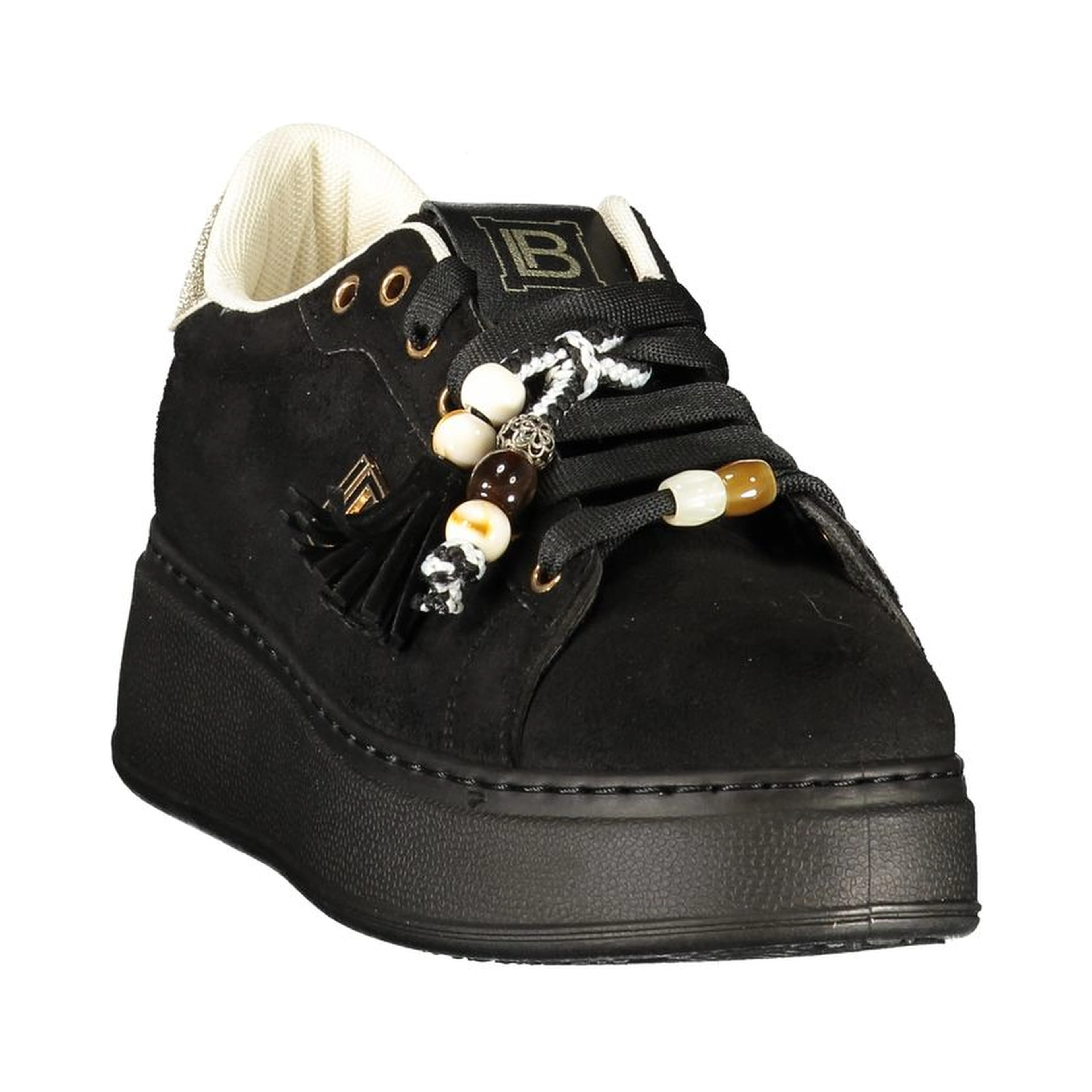 Nero Polyurethane Women's Sneaker