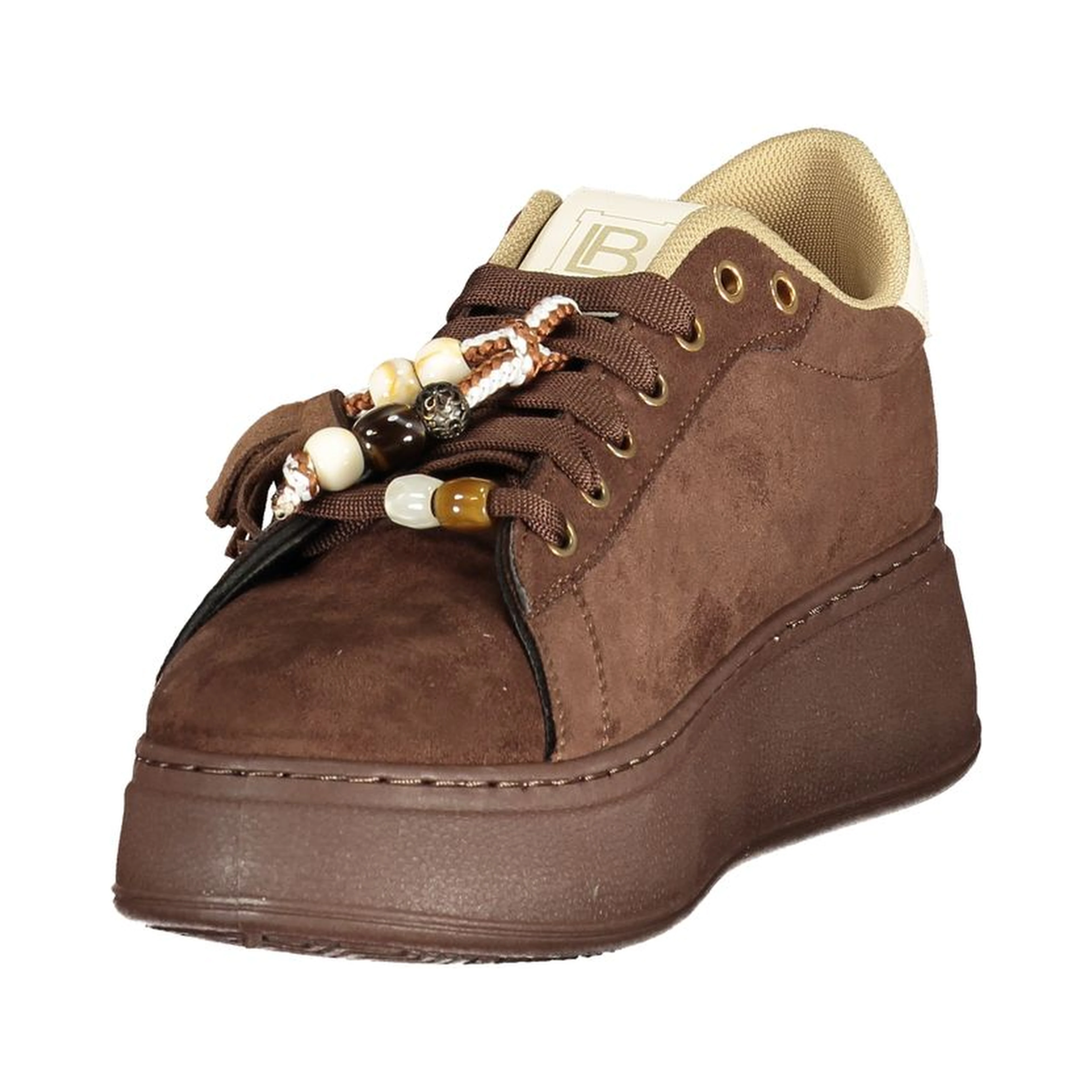 Brown Polyurethane Women's Sneaker