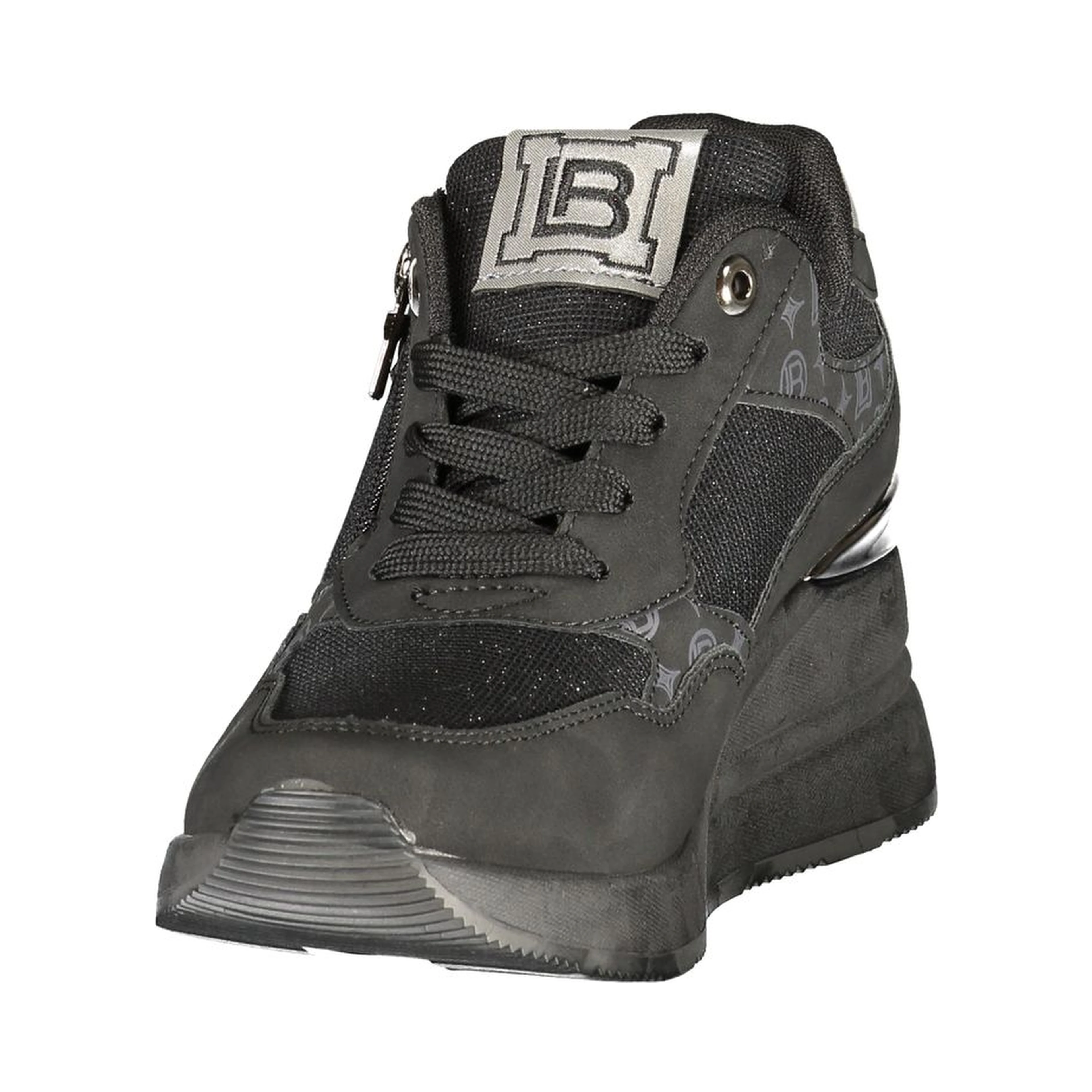Nero Polyurethane Women's Sneaker