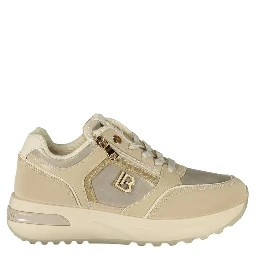 Beige Polyurethane Womens Sneaker