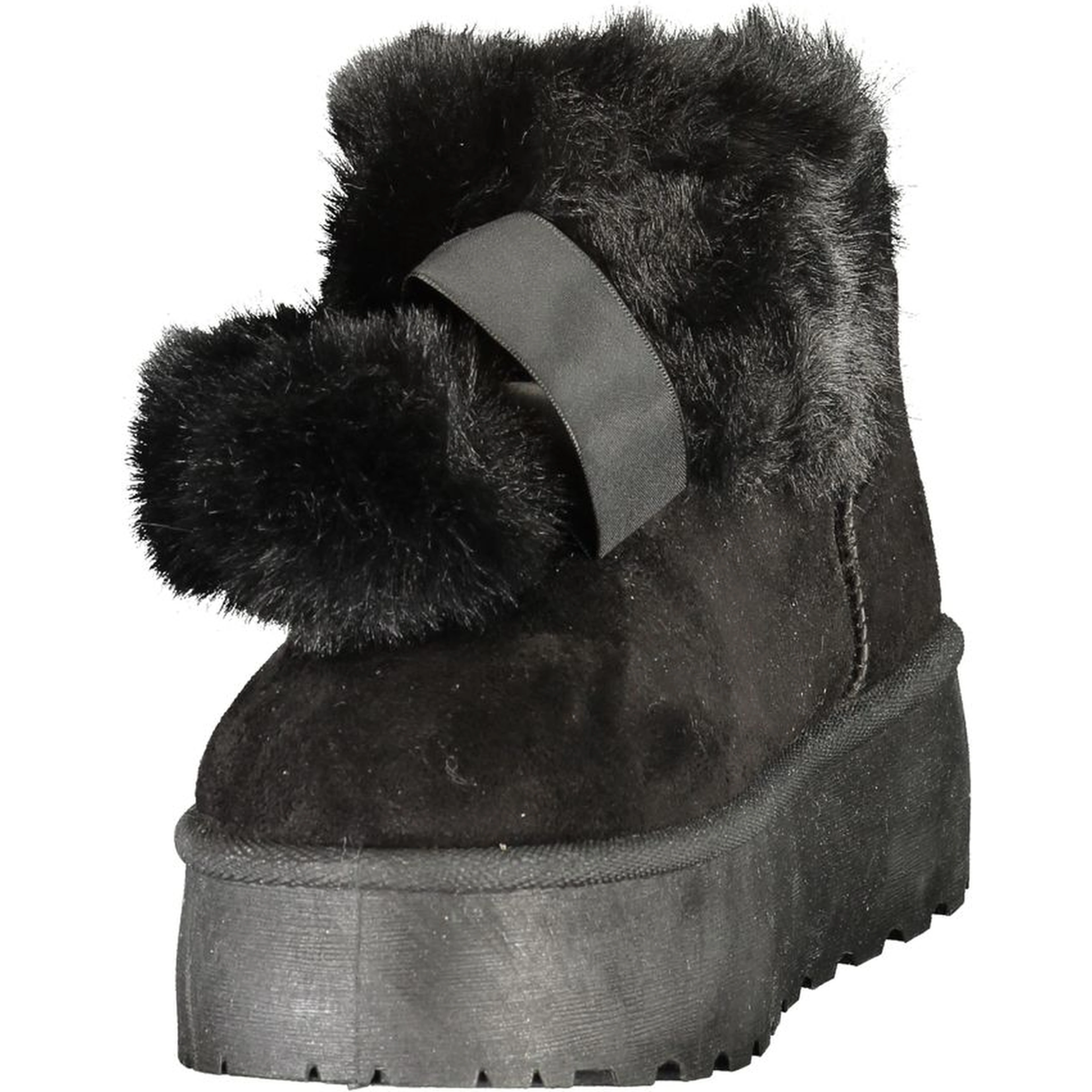 Black Polyurethane Women's Boot