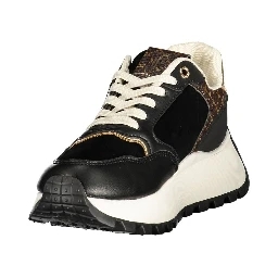 Nero Polyurethane Women's Sneaker