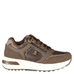 Brown Polyurethane Women's Sneaker