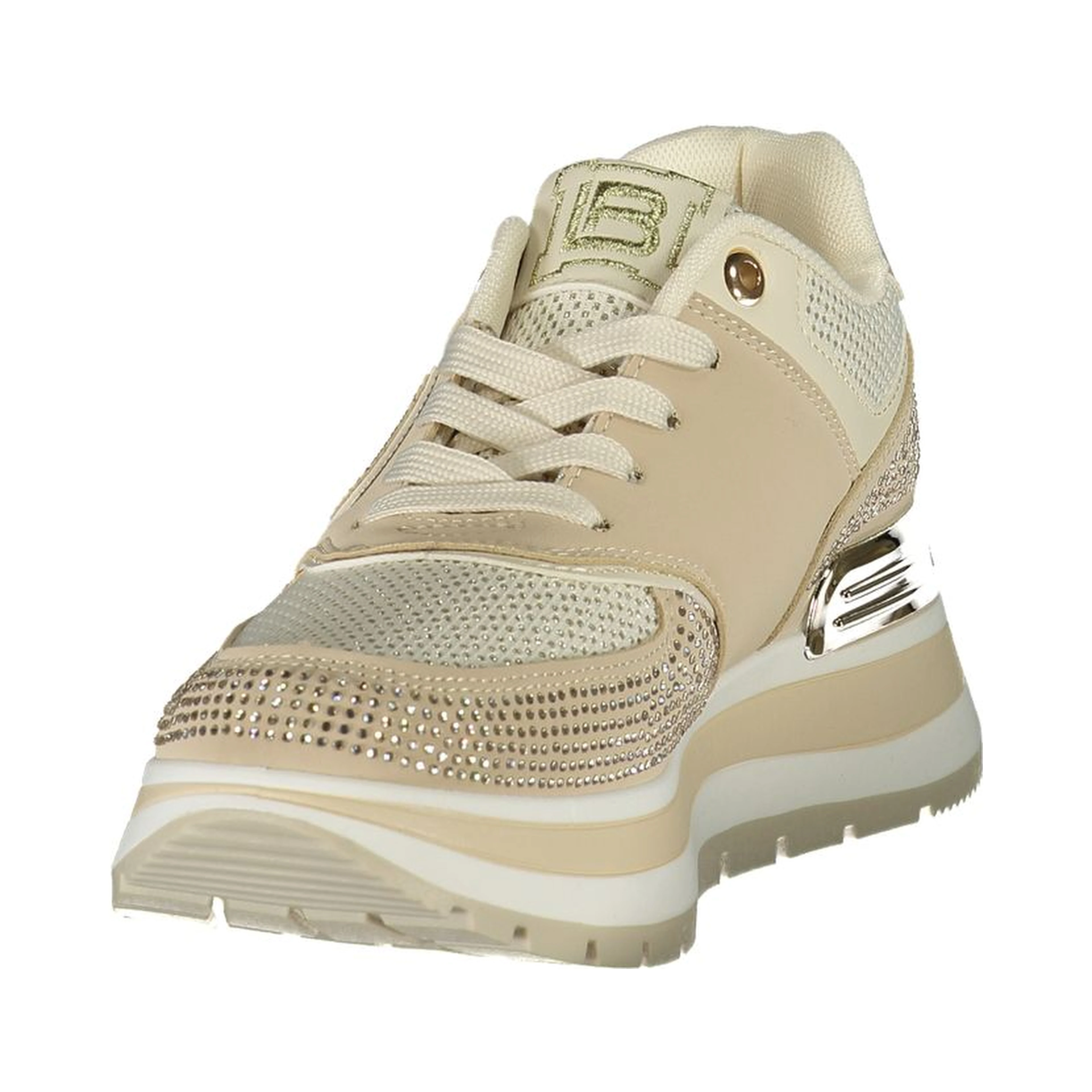 Beige Polyurethane Women's Sneaker