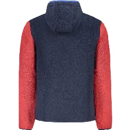 Blue Polyester Men's Jacket
