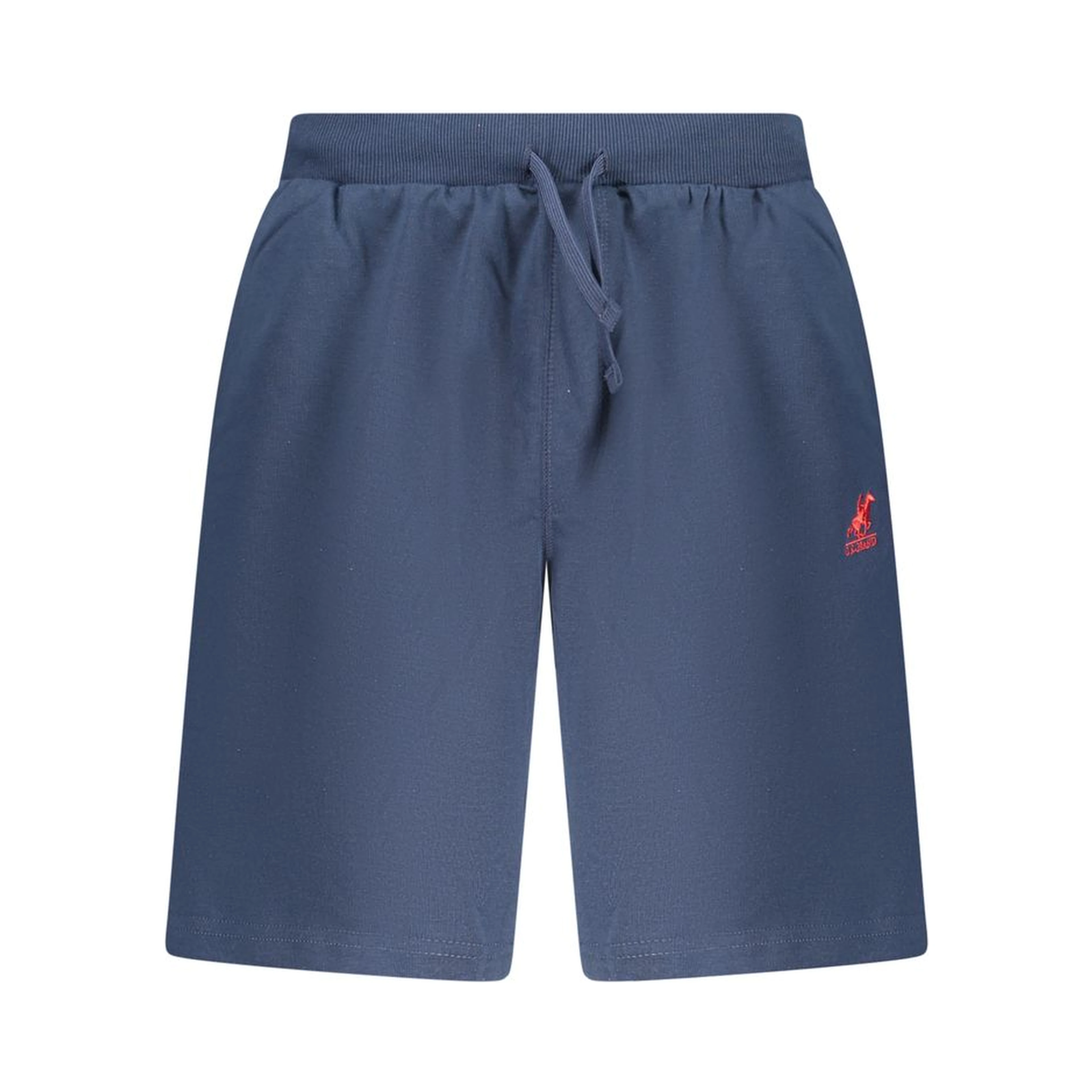 Blue Cotton Mens Shorts
