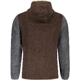 Brown Polyester Men's Jacket