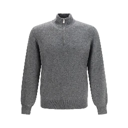 Gray Cashmere Sweatshirt