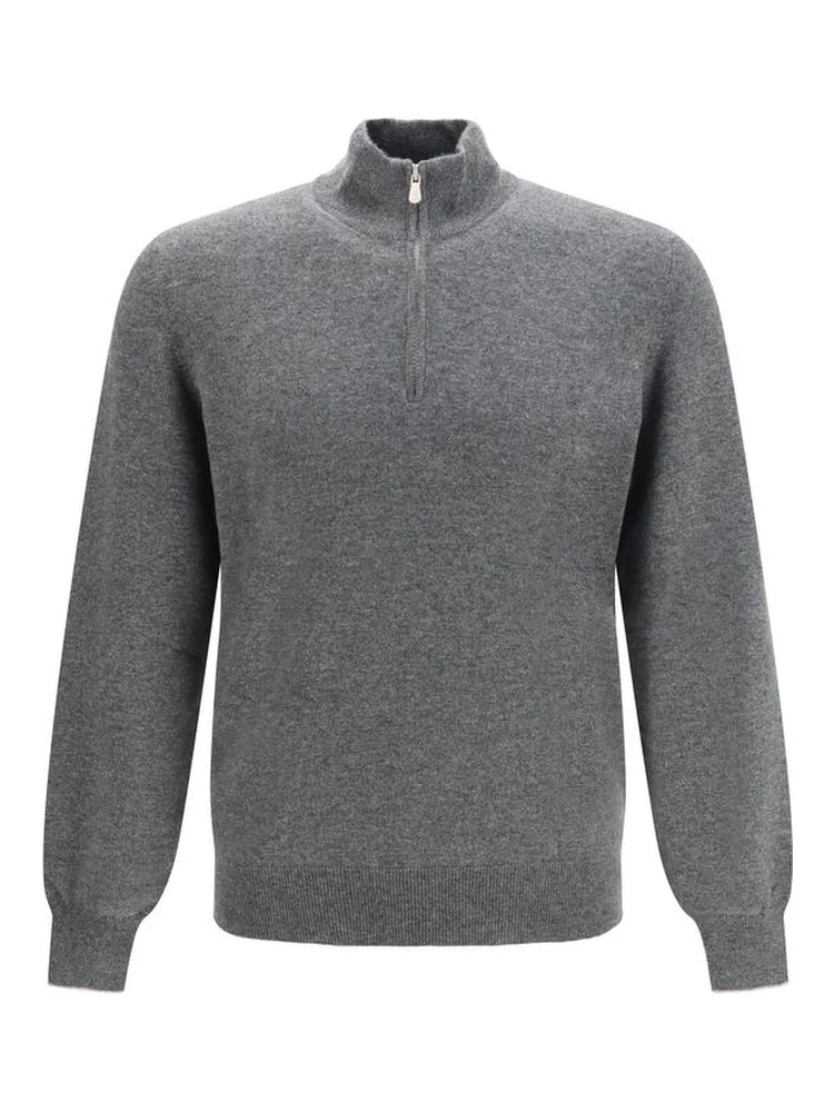 Gray Cashmere Sweatshirt
