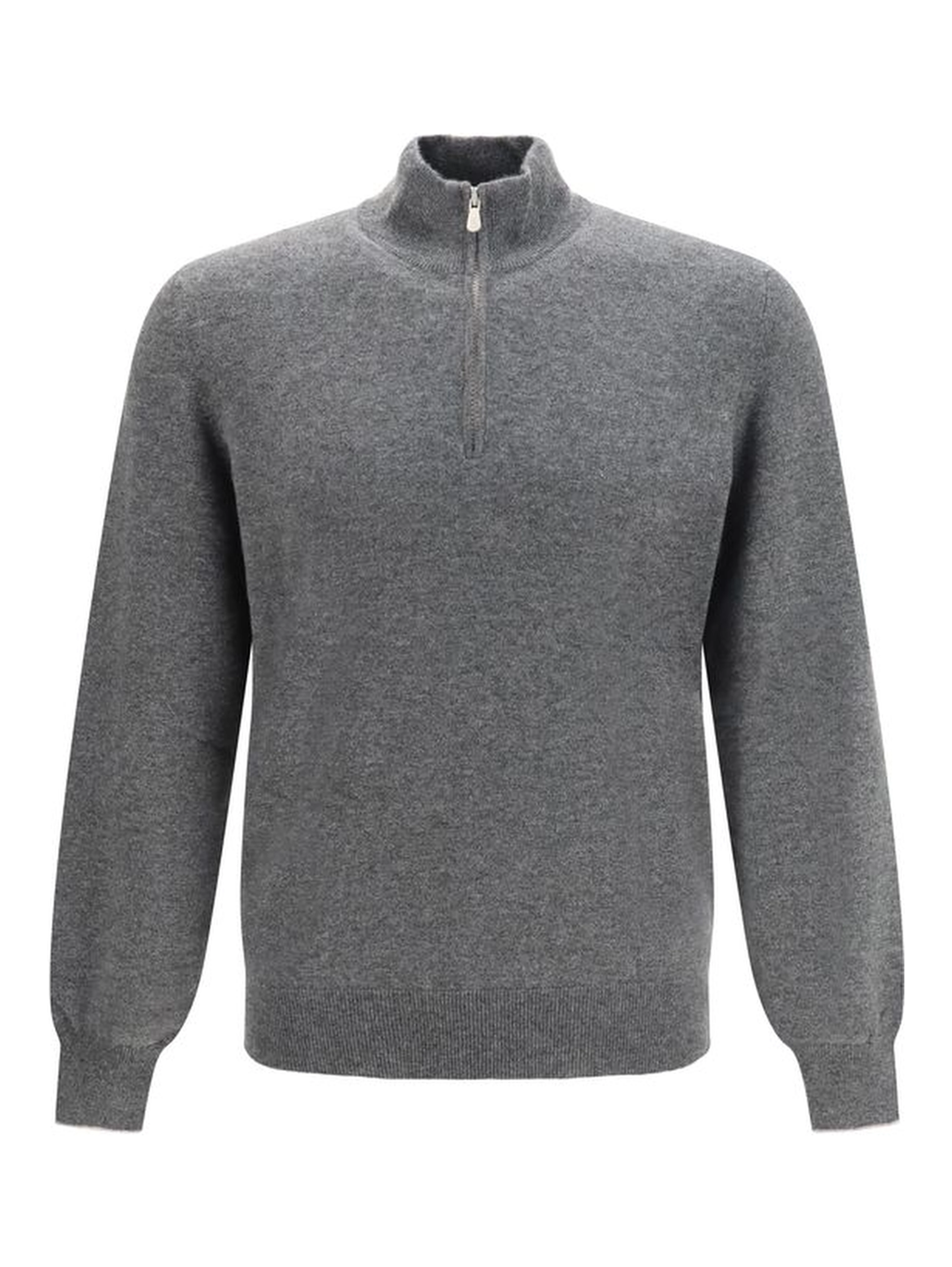 Gray Cashmere Sweatshirt