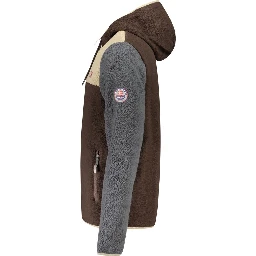 Brown Polyester Men's Jacket