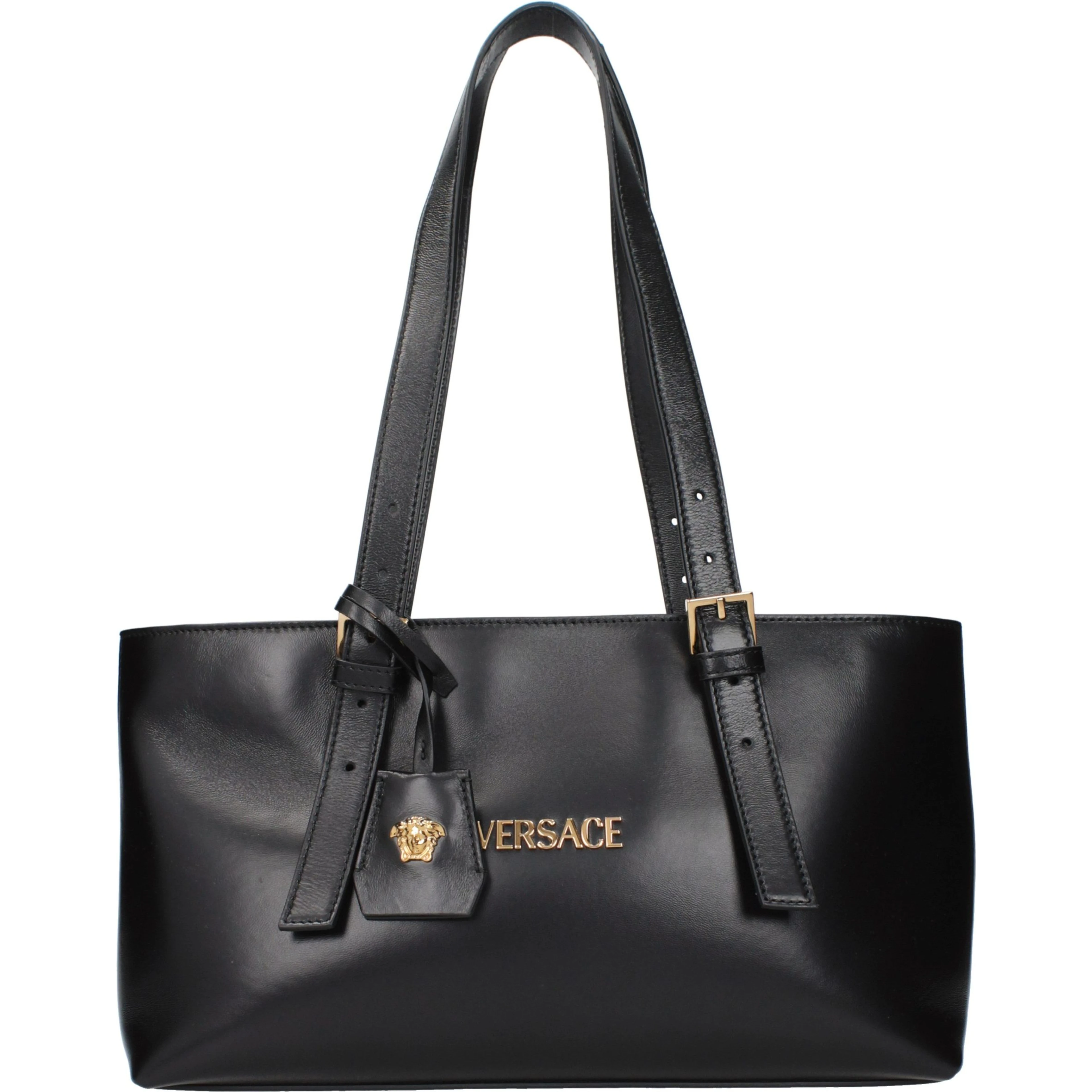 Black Leather Shoulder Bag