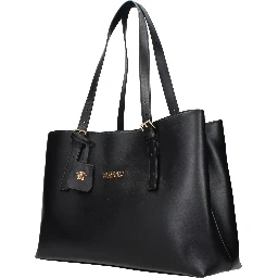 Black Leather Shoulder Bag