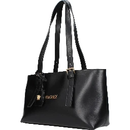 Black Leather Shoulder Bag