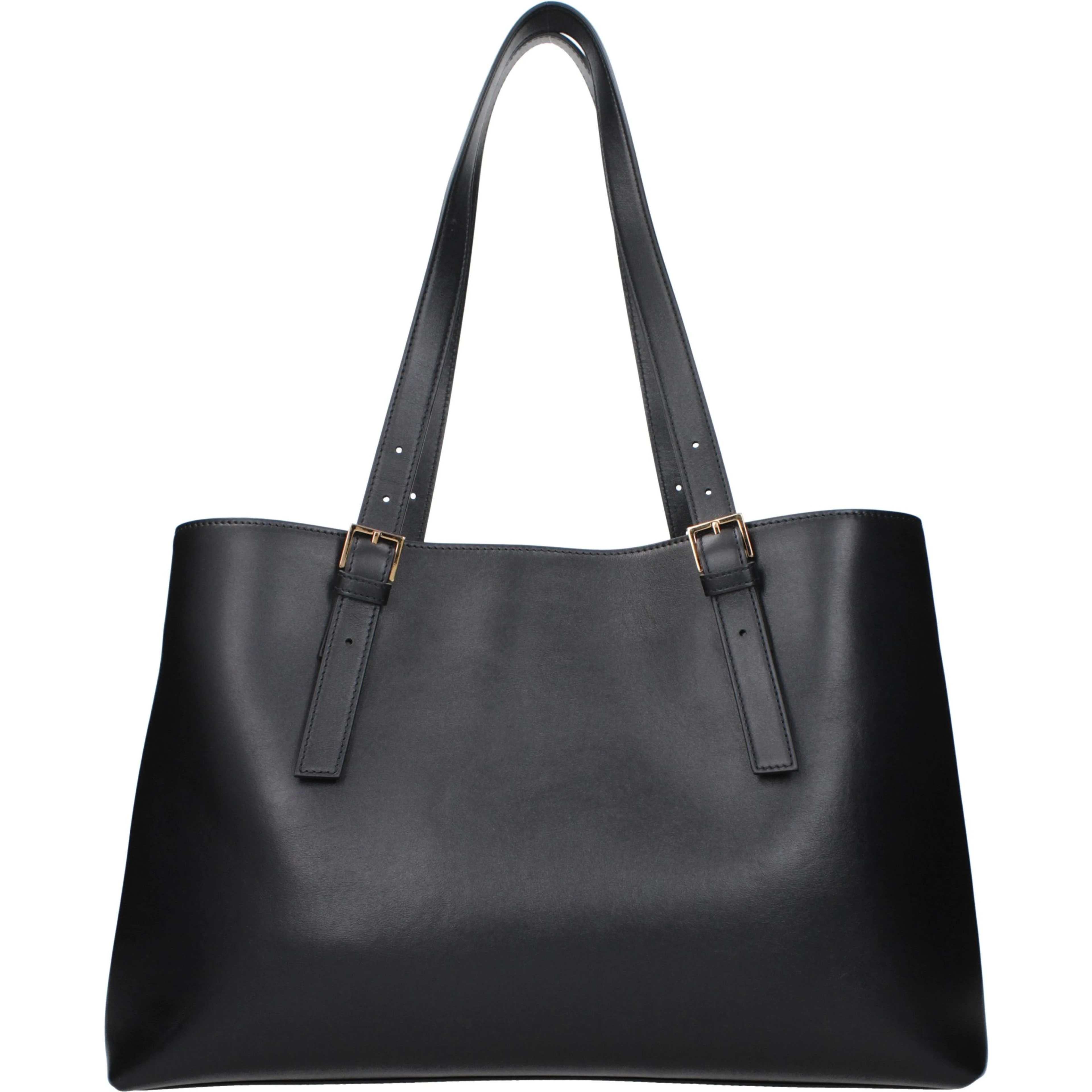 Black Leather Shoulder Bag