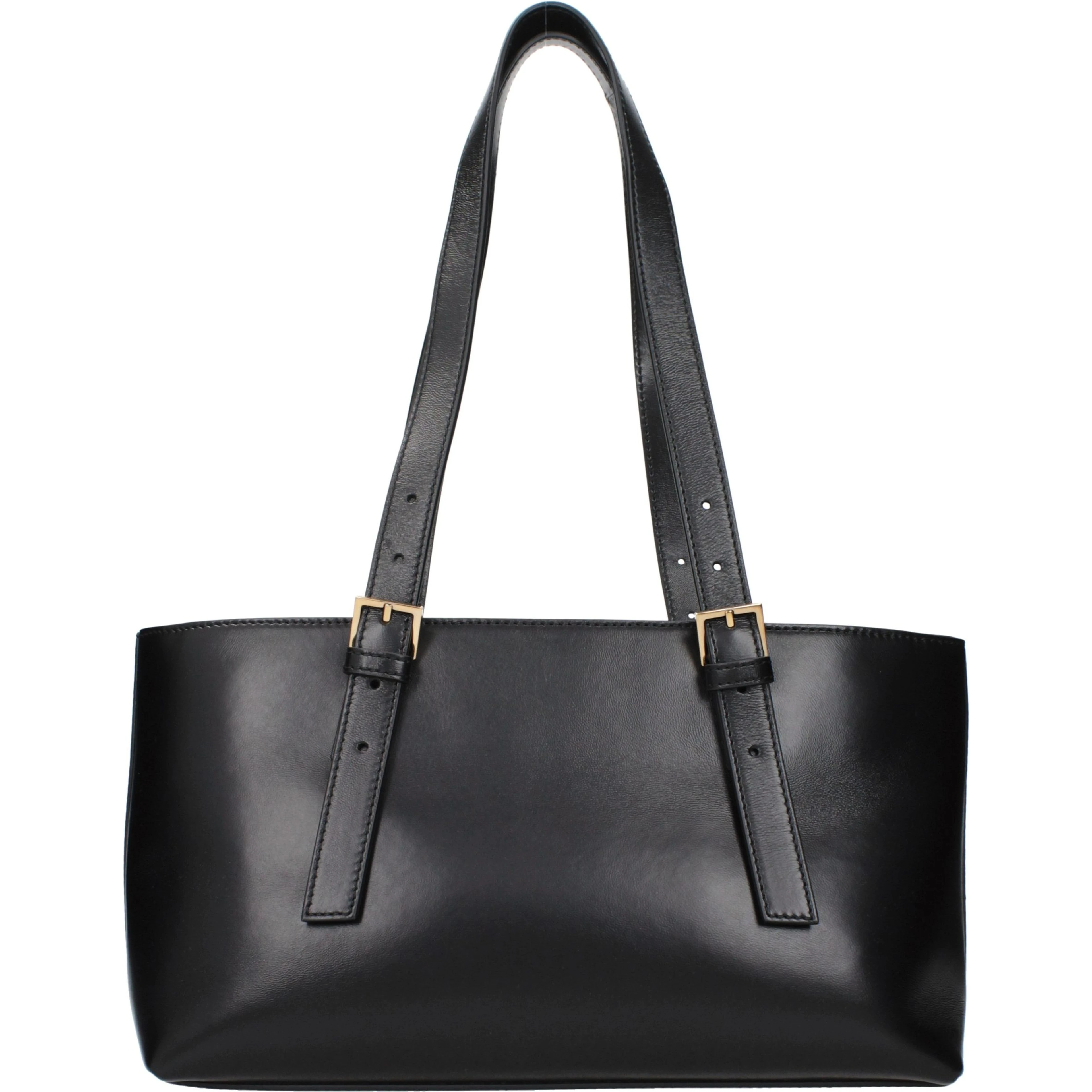 Black Leather Shoulder Bag
