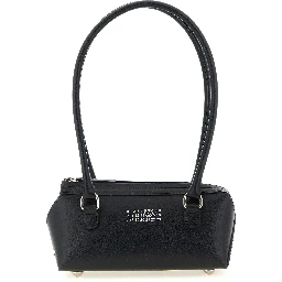 Black Cowhide Shoulder Bag