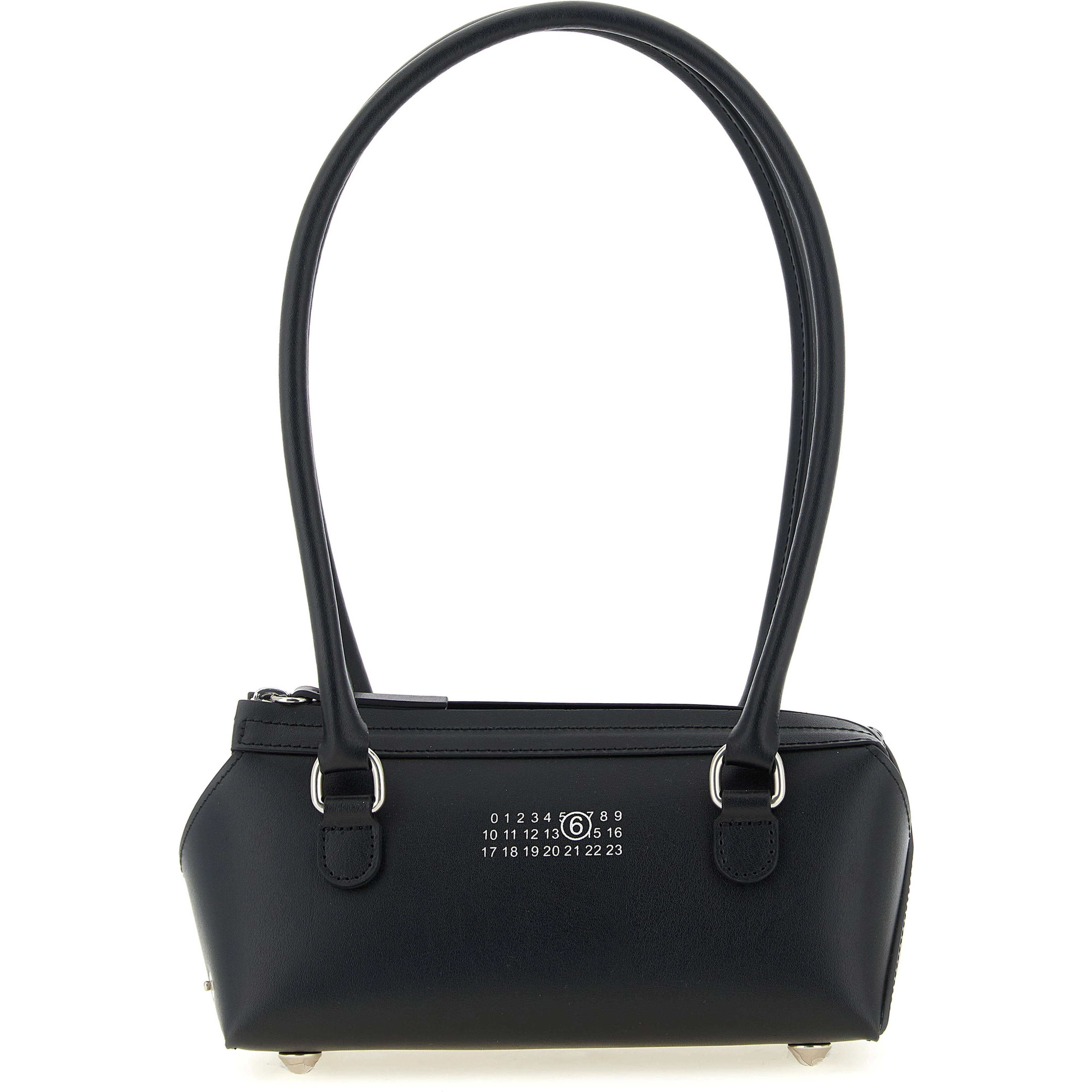 Black Cowhide Shoulder Bag
