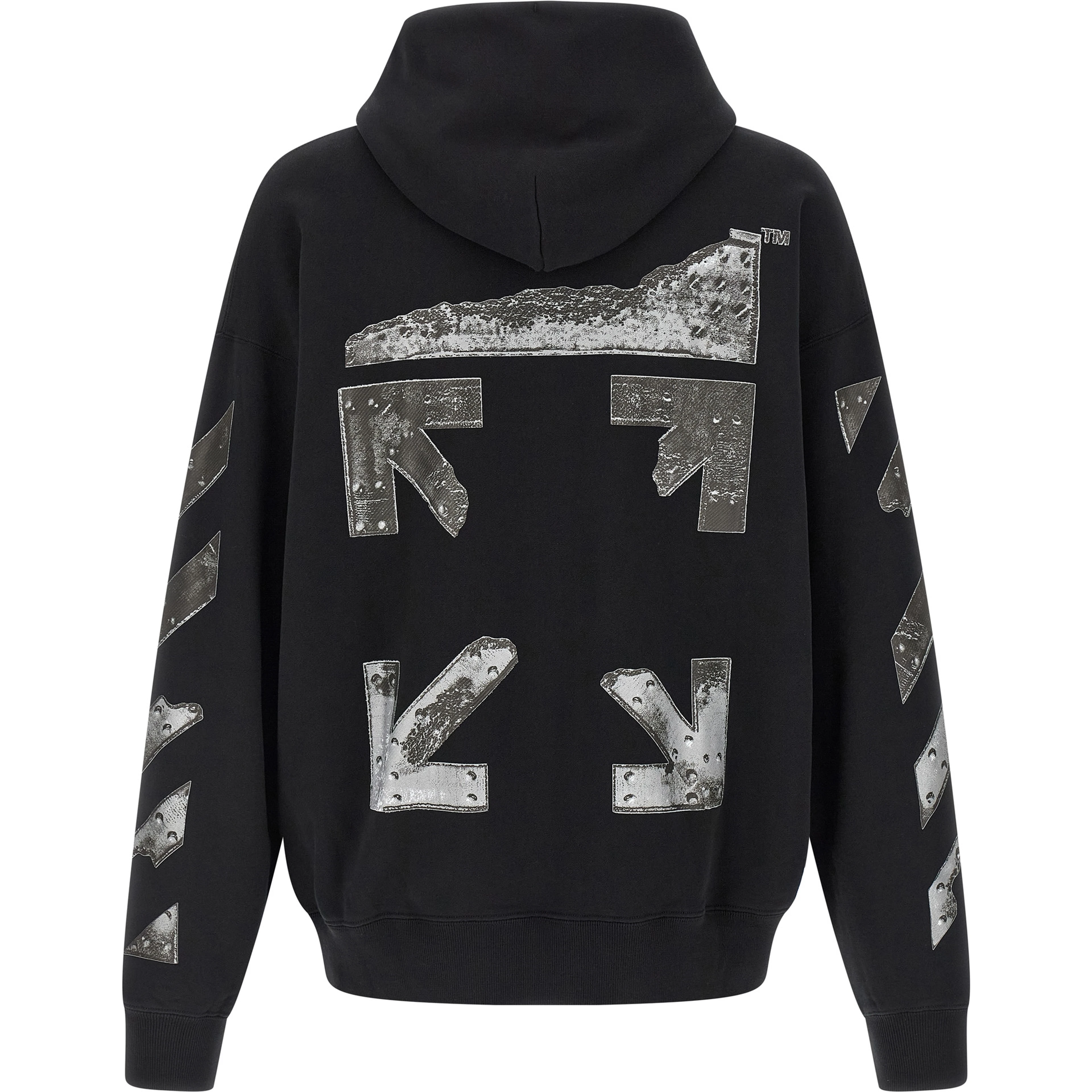 Black Cotton Sweatshirt
