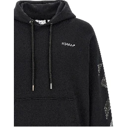 Black Cotton Sweatshirt