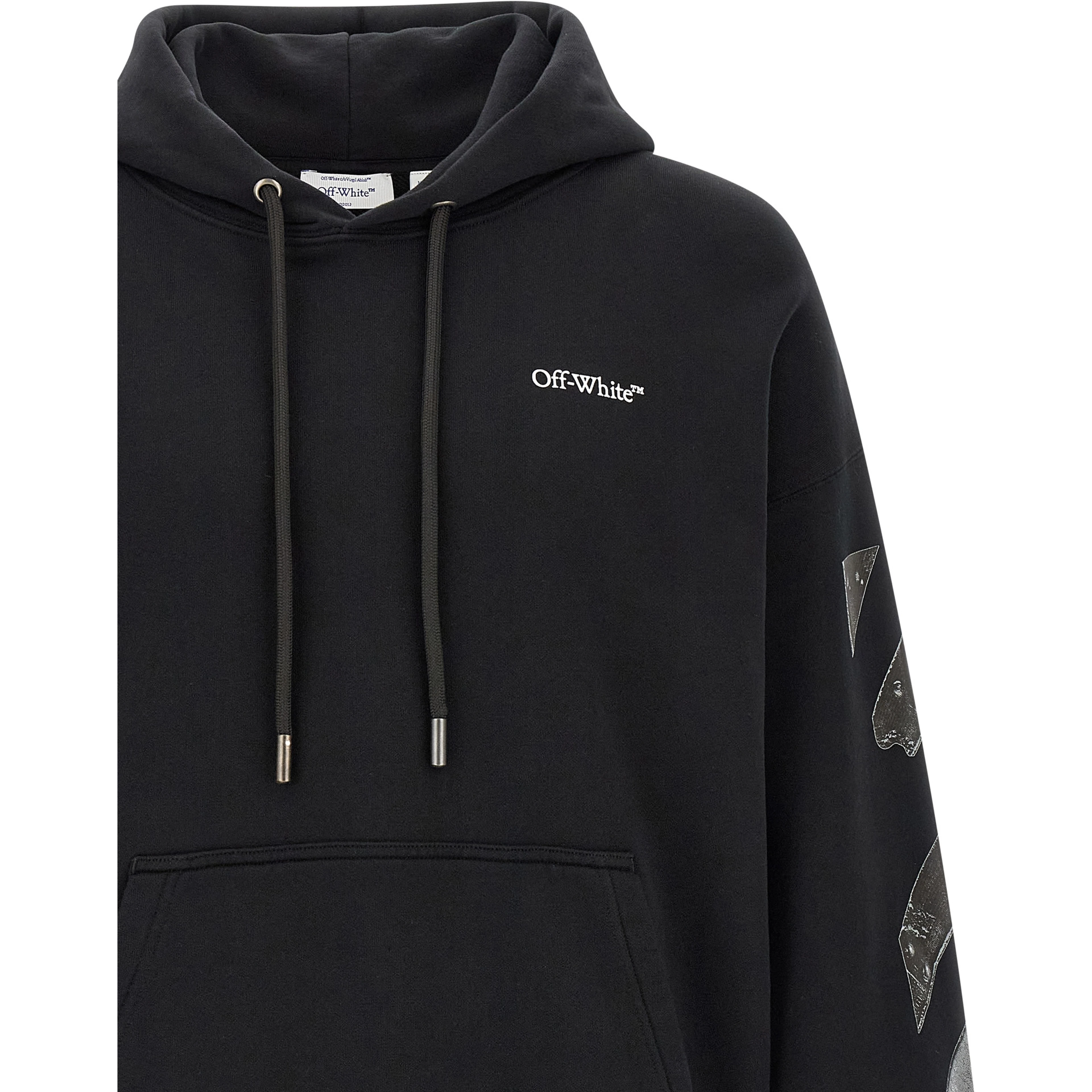 Black Cotton Sweatshirt