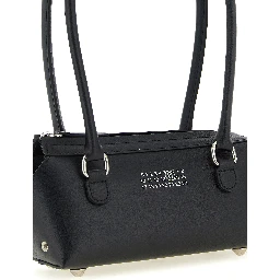 Black Cowhide Shoulder Bag