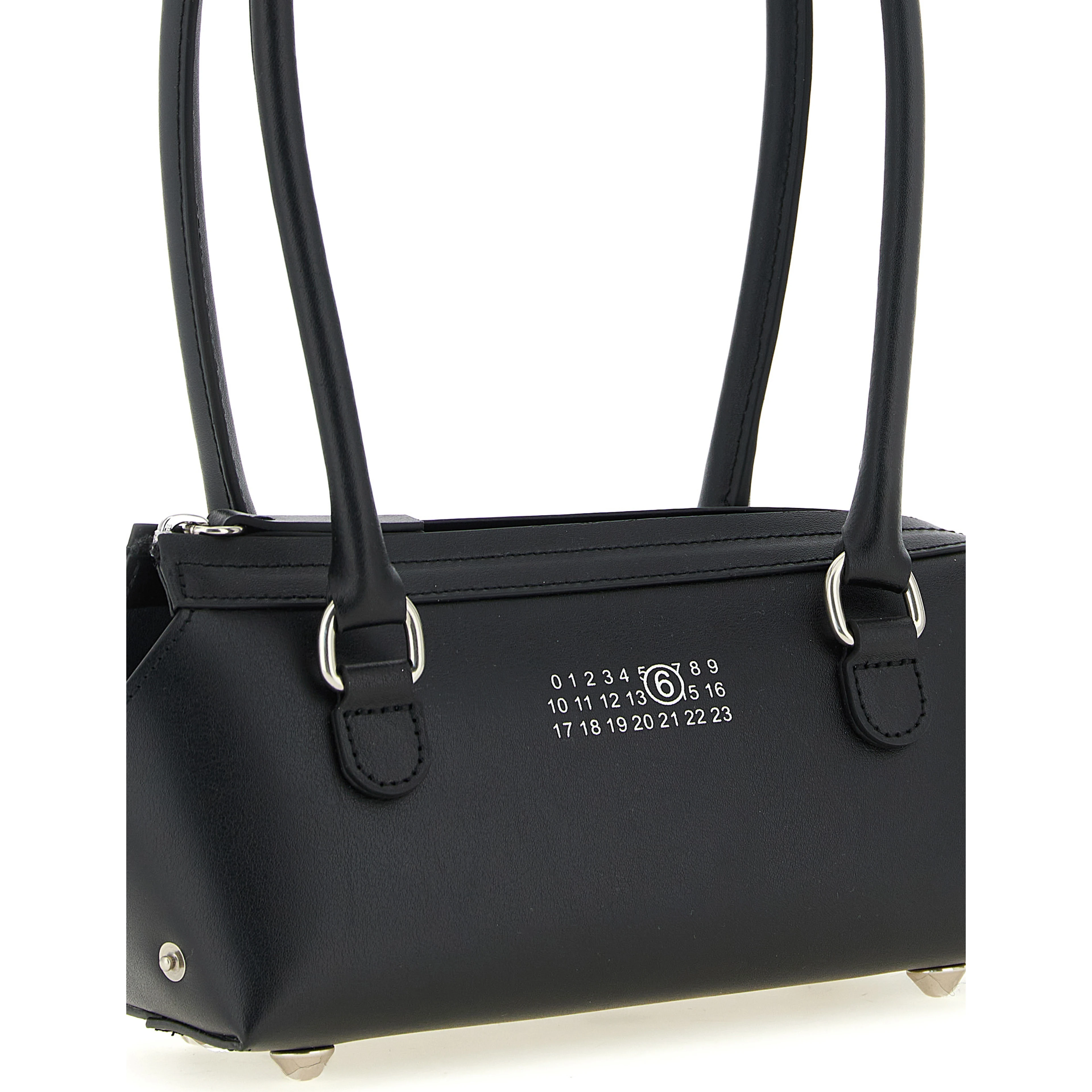 Black Cowhide Shoulder Bag