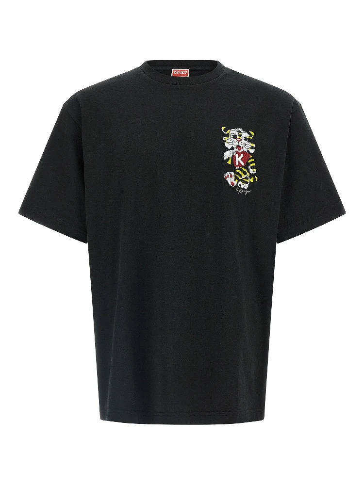 Black Cotton T-Shirt