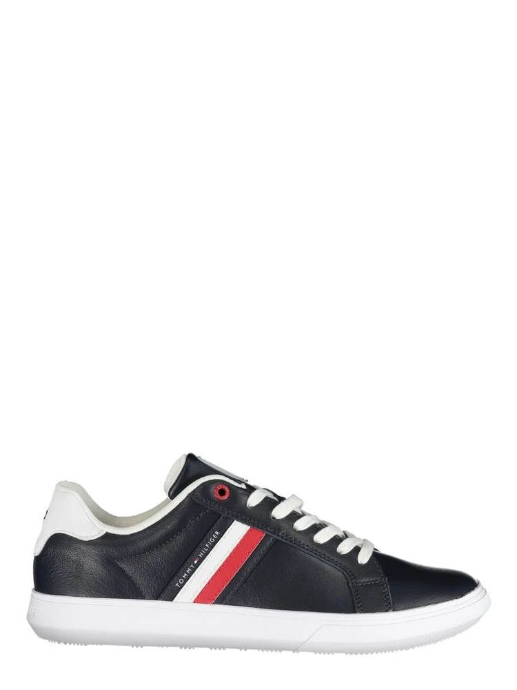 Blue Leather Men Sneaker