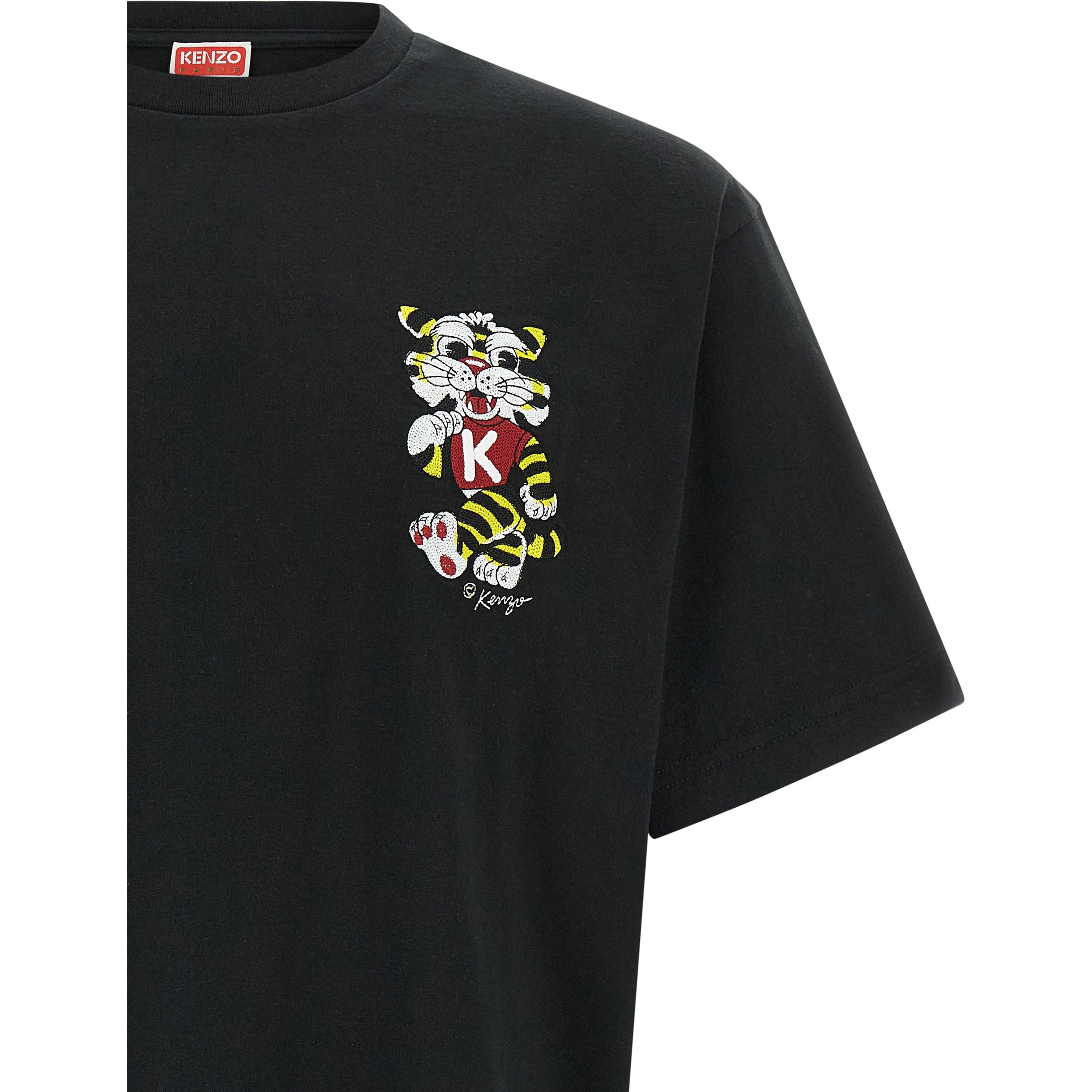 Black Cotton T-Shirt