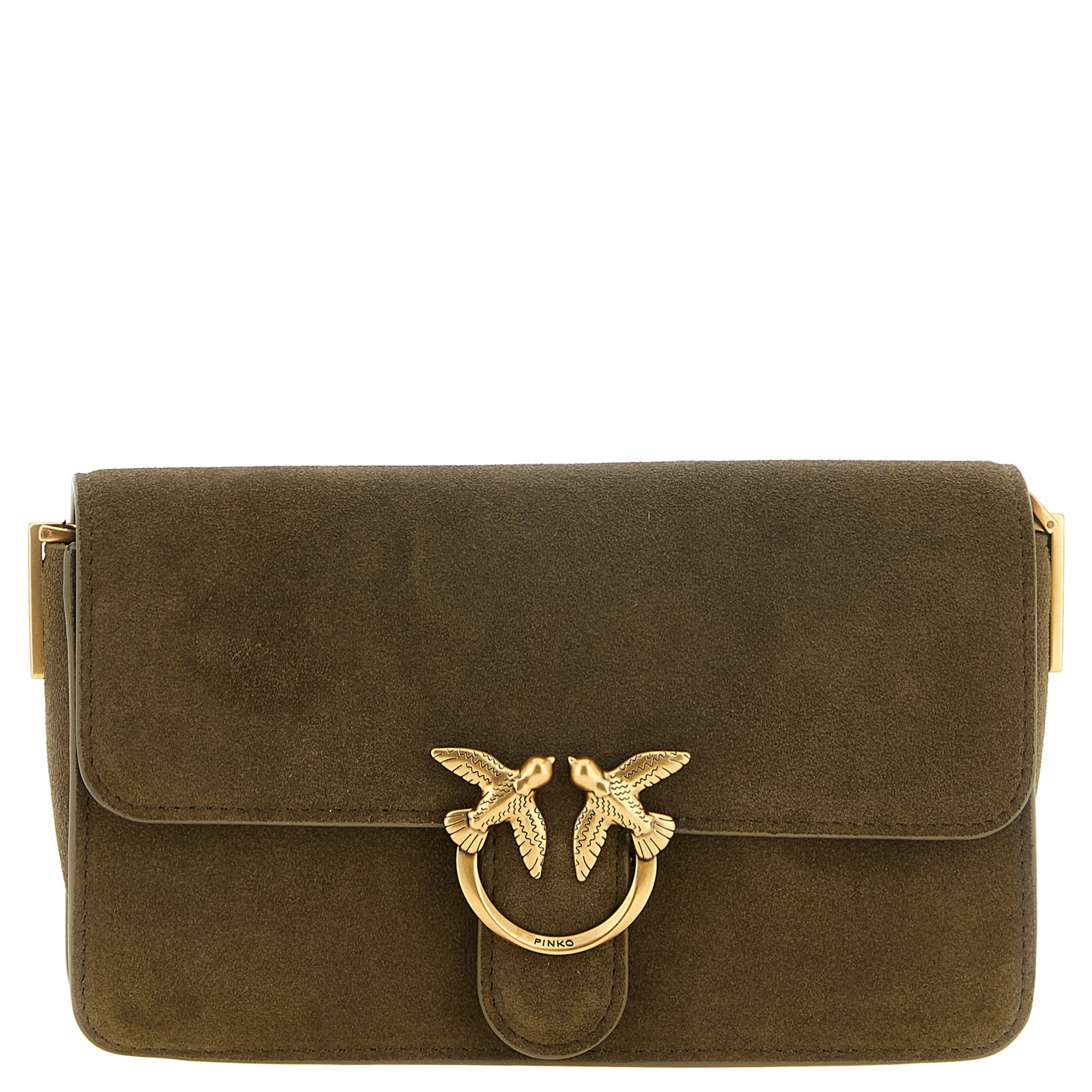 Bicolor Calfskin Shoulder Bag