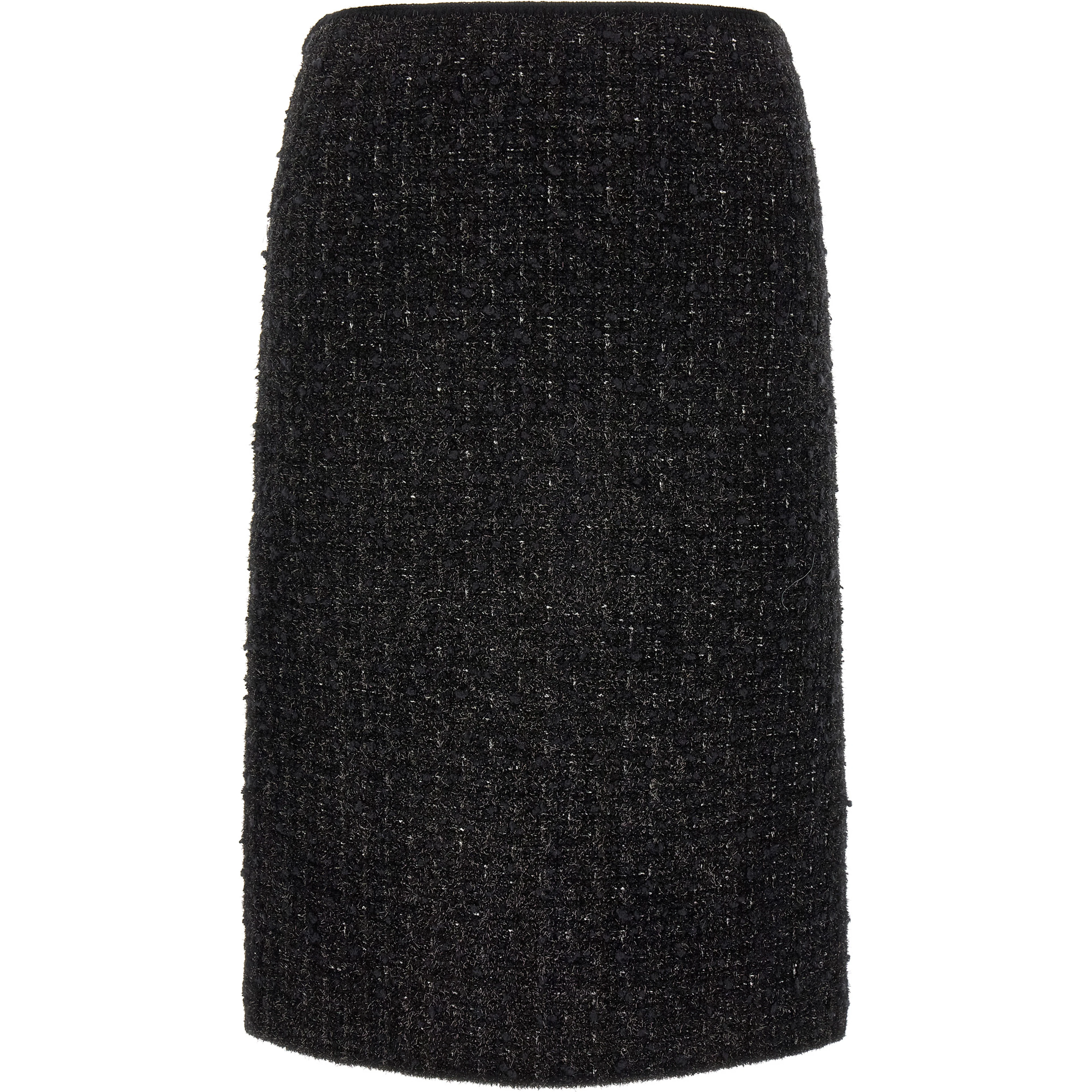Black Viscose Long Skirt