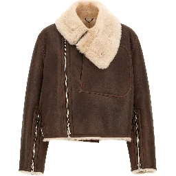 Brown Calfskin Leather Jacket