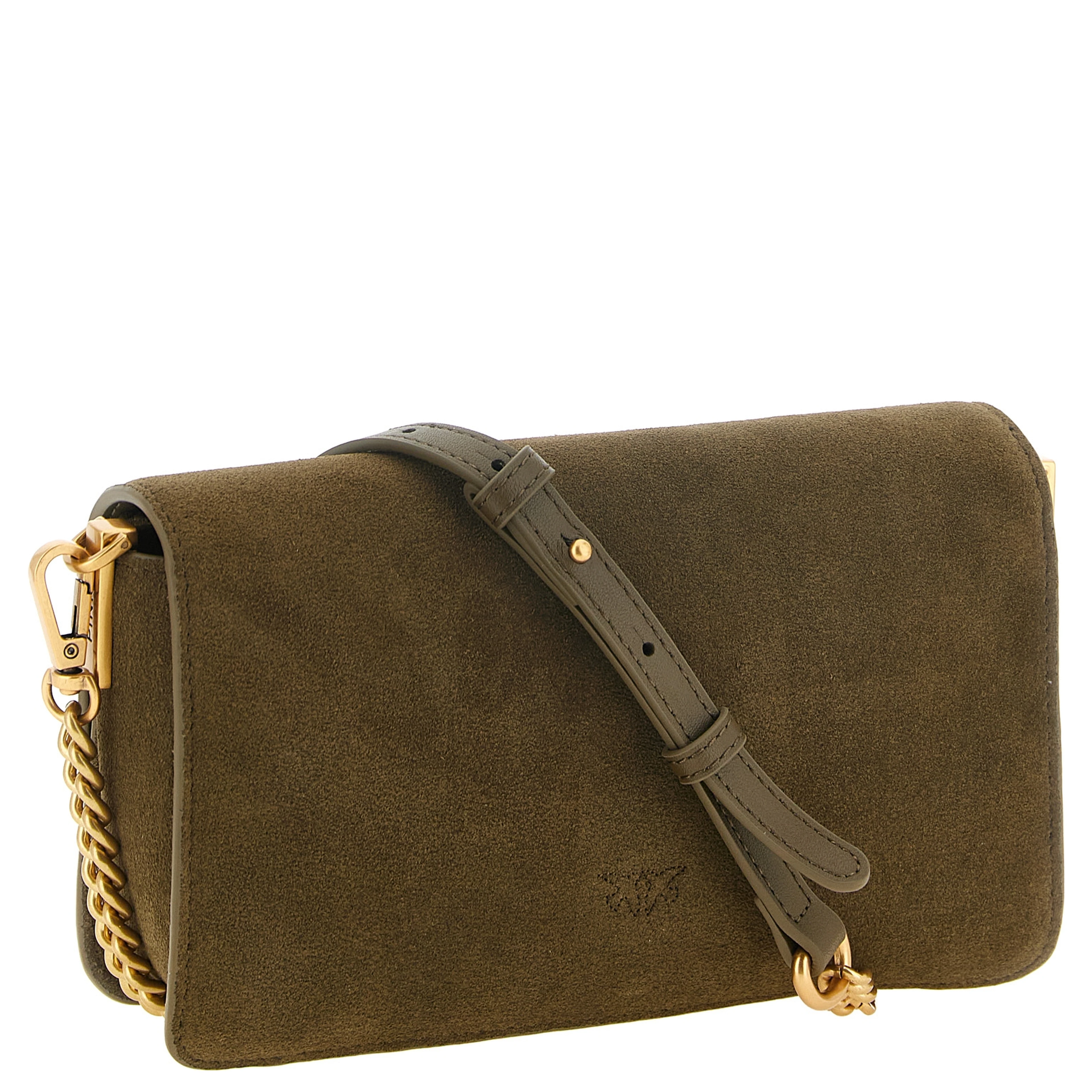 Bicolor Calfskin Shoulder Bag
