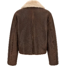 Brown Calfskin Leather Jacket