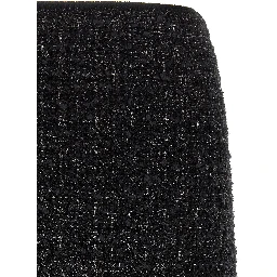 Black Viscose Long Skirt