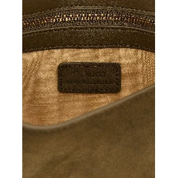 Bicolor Calfskin Shoulder Bag