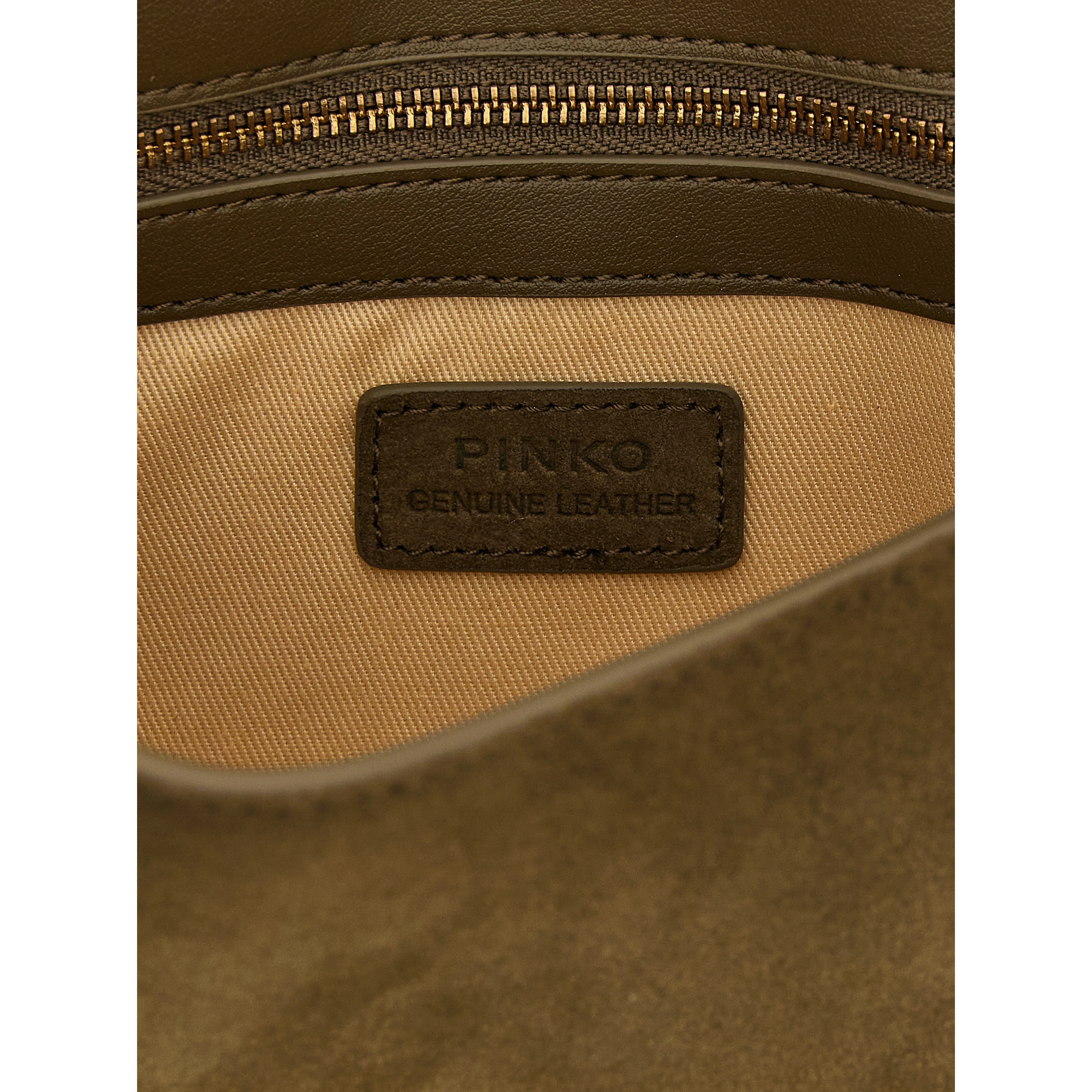 Bicolor Calfskin Shoulder Bag