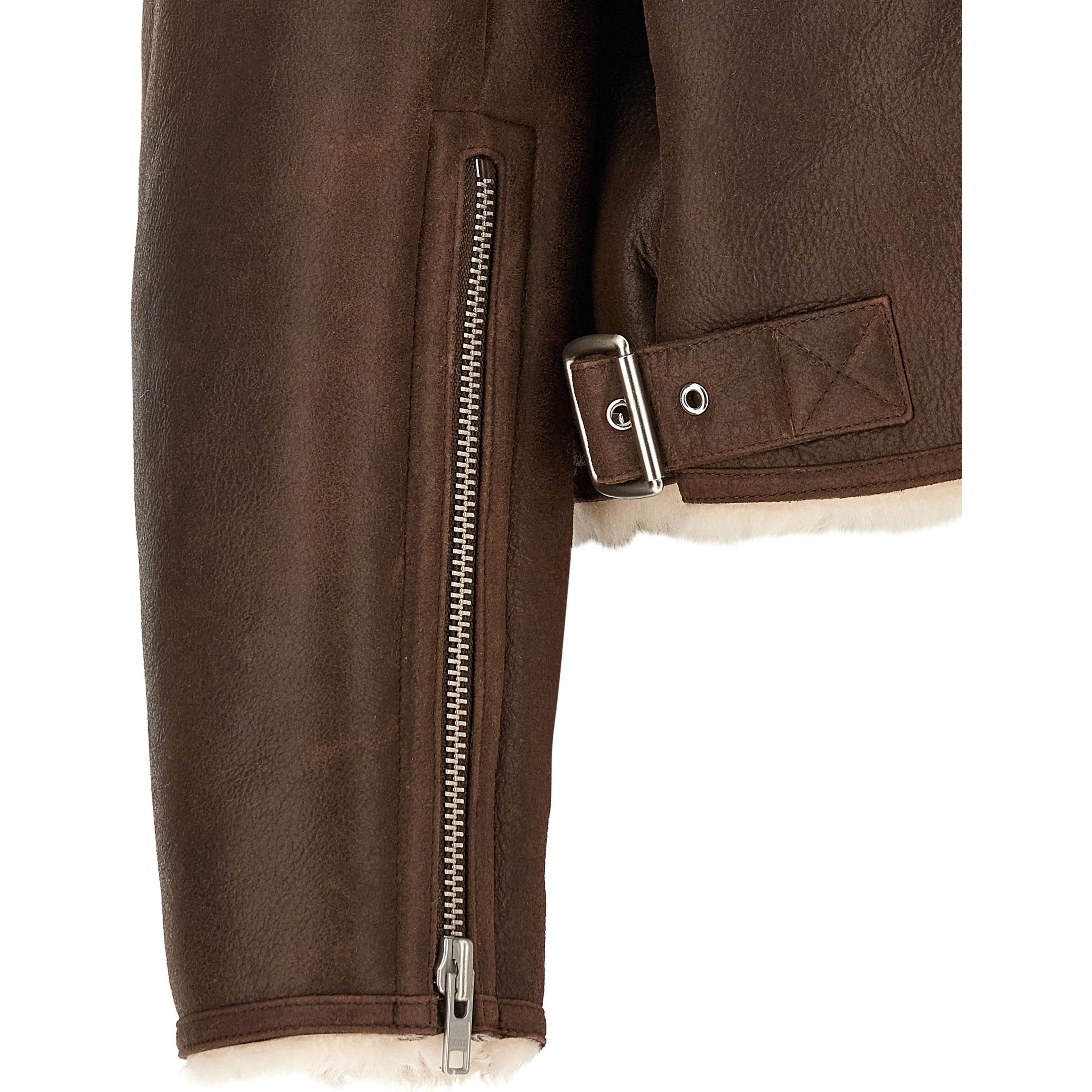 Brown Calfskin Leather Jacket